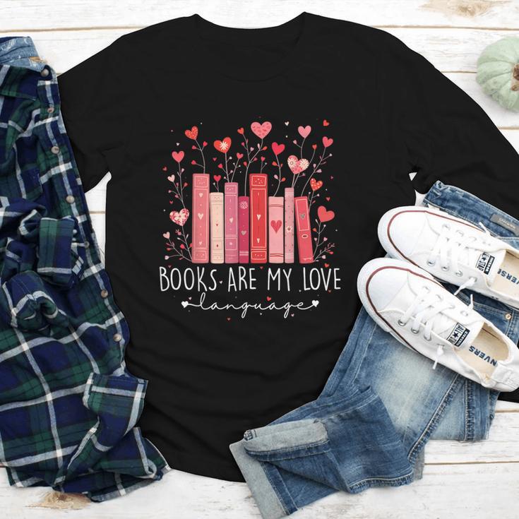 Books Are My Love Language Valentine Reads Bookish Club Youth Long Sleeve Tee Books Are My Love Language Valentine Reads Bookish Club Youth Long Sleeve Tee