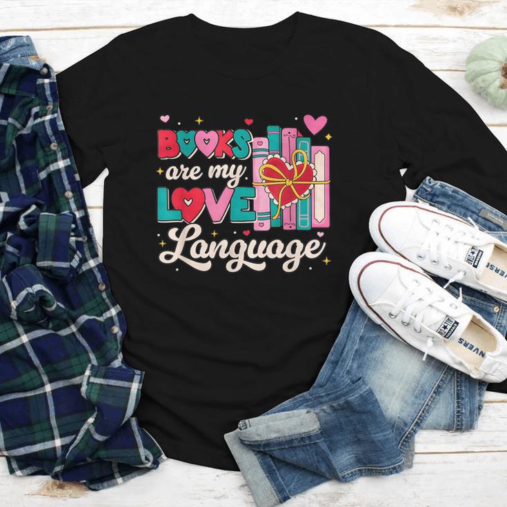 Books Are My Love Language Youth Long Sleeve Tee