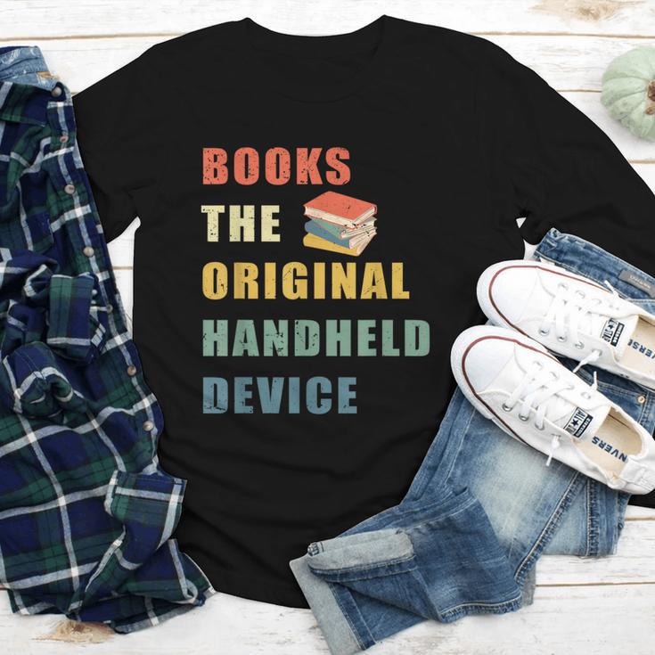 Books The Original Handheld Device Vintage Book Youth Long Sleeve Tee