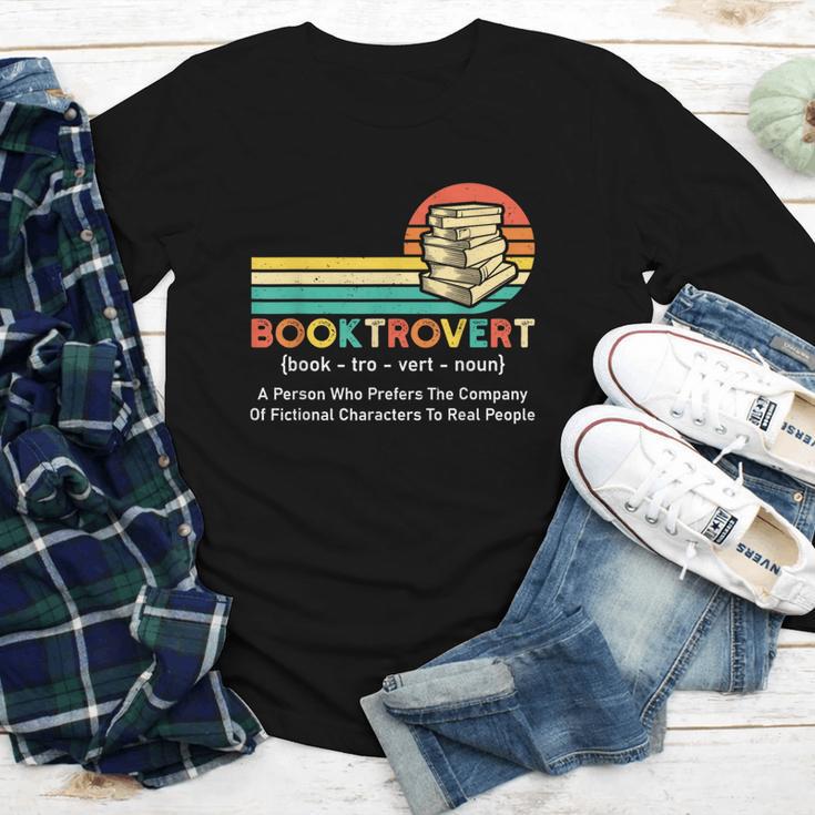 Booktrovert Definition Book Lover Youth Long Sleeve Tee