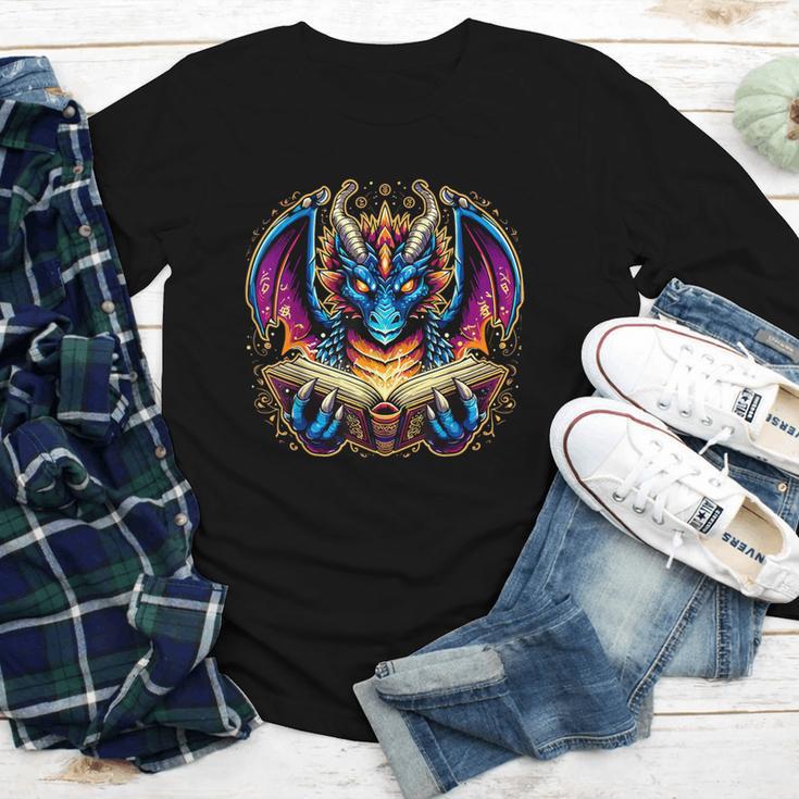 Bookworm Dragon Reading Book Lover Youth Long Sleeve Tee Bookworm Dragon Reading Book Lover Youth Long Sleeve Tee