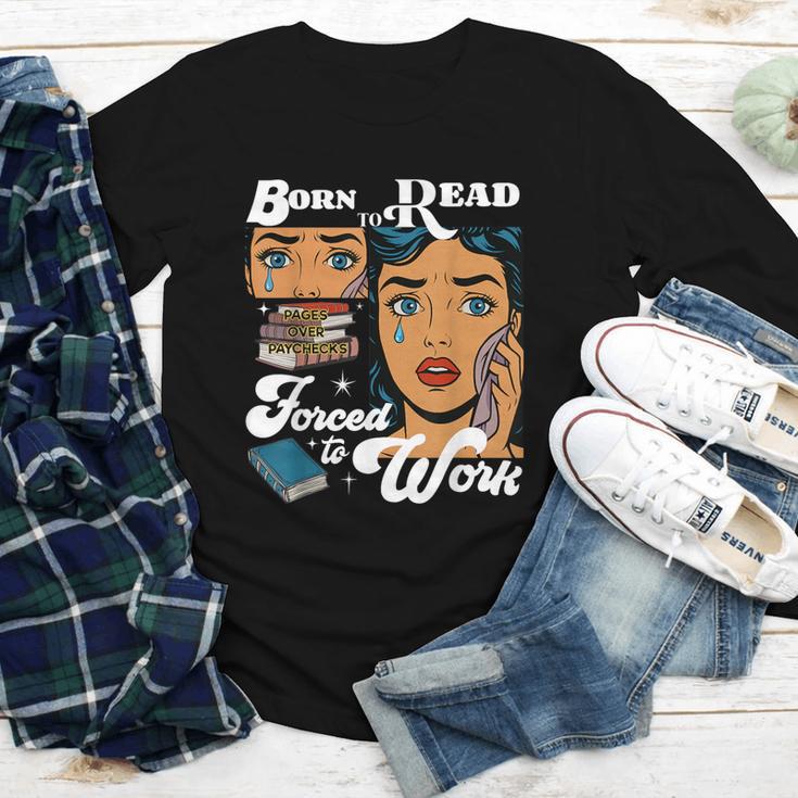 Born-To Read Forced To Work Reading Book Lover Youth Long Sleeve Tee Born-To Read Forced To Work Reading Book Lover Youth Long Sleeve Tee