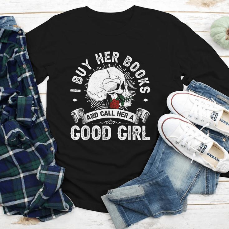 I Buy Her Books And Call Her A Good Girl Reading Book Lover Youth Long Sleeve Tee