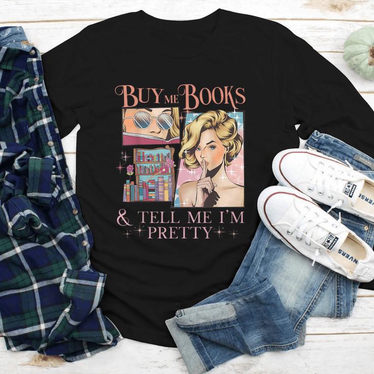Buy Me Books And Tell Me I'm Pretty Book Lover Tee Youth Long Sleeve Tee