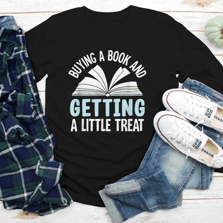 Buying A Book And Getting A Little Treat Youth Long Sleeve Tee