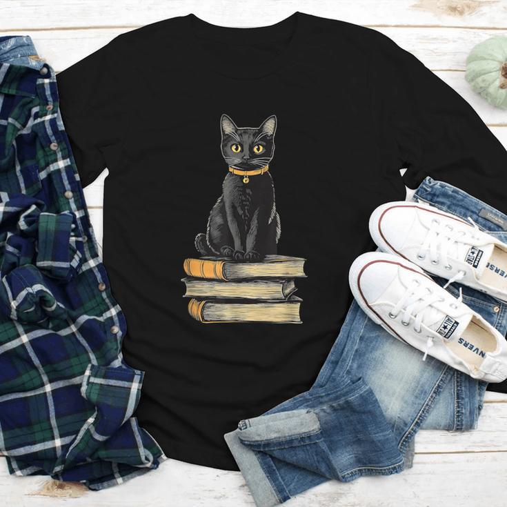 Cat Sitting On Books Youth Long Sleeve Tee