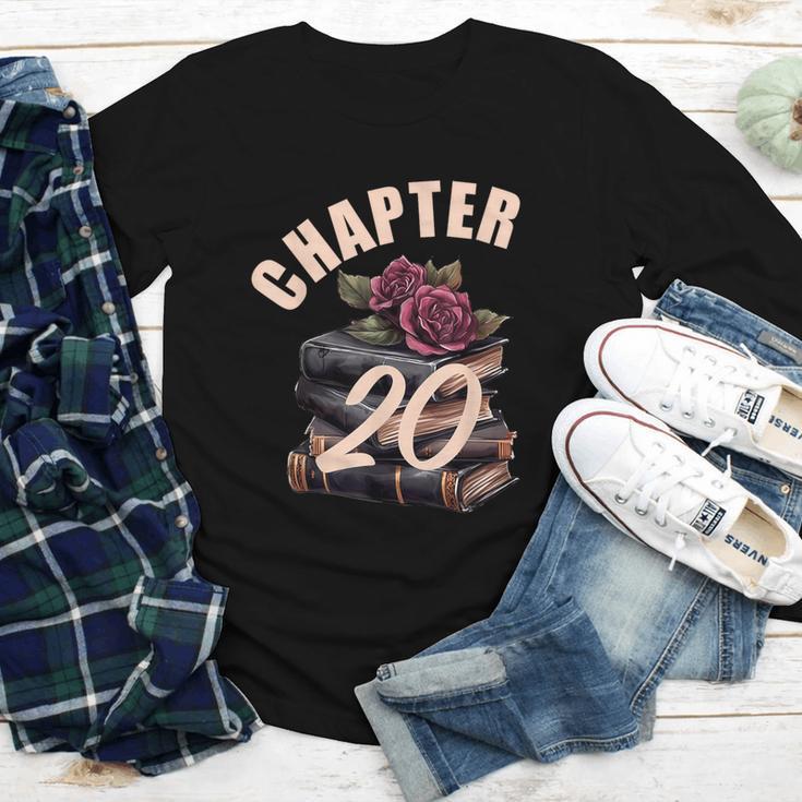 Chapter 20 20th Birthday Women Book Lovers Its My Birthday Youth Long Sleeve Tee