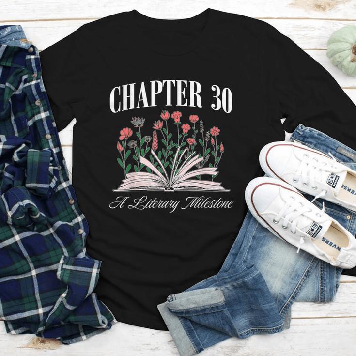 Chapter 30 A Literary Milestone Book Lover Hello 30 Youth Long Sleeve Tee