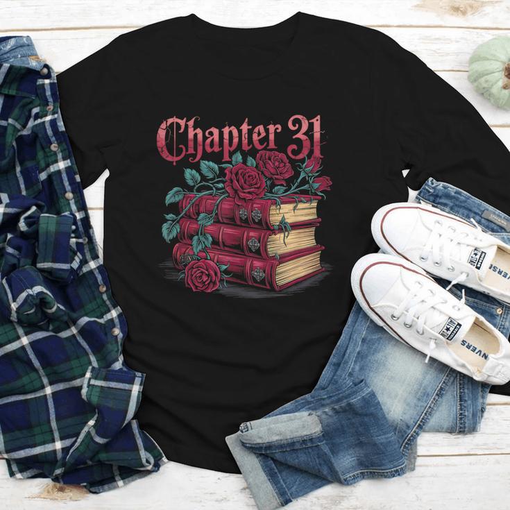 Chapter 31 Gothic 31st Birthday Book Lover Dark Romance Youth Long Sleeve Tee