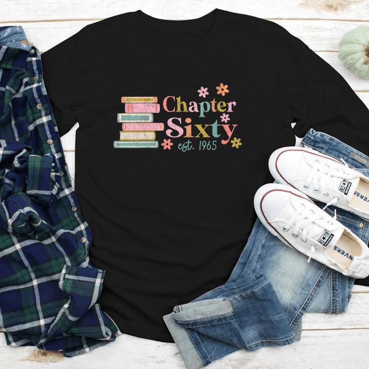 Chapter Sixty 60 Years Old 60th Birthday Book Lover Youth Long Sleeve Tee