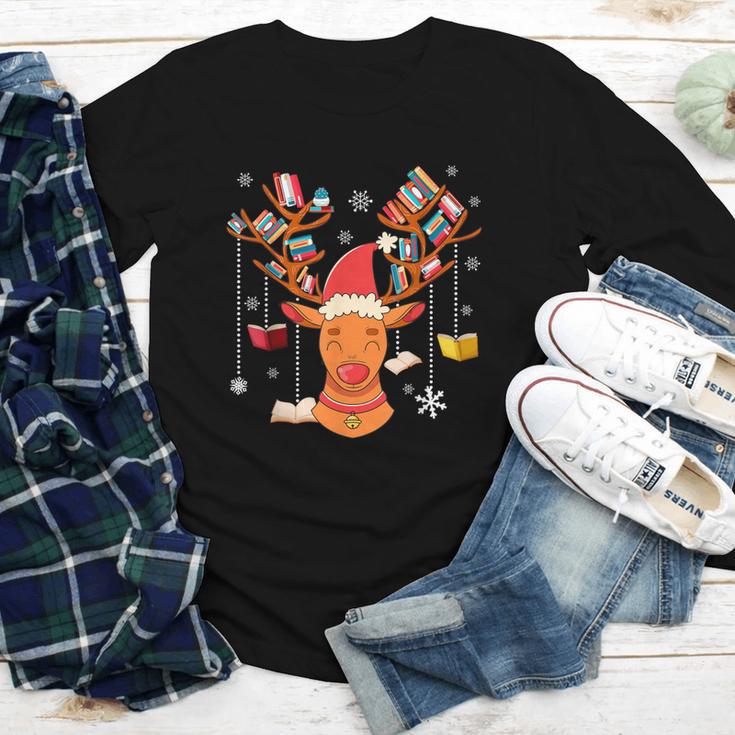 Christmas Librarian Reindeer Xmas Book Teachers Love Reading Youth Long Sleeve Tee Christmas Librarian Reindeer Xmas Book Teachers Love Reading Youth Long Sleeve Tee