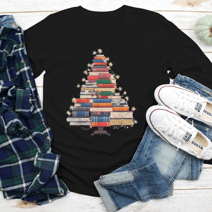 Christmas Tree Book Bookworm Youth Long Sleeve Tee
