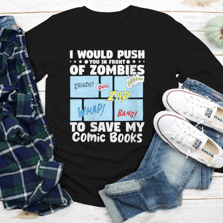Comics Collecting Book Collector Guide Comics Lover Youth Long Sleeve Tee
