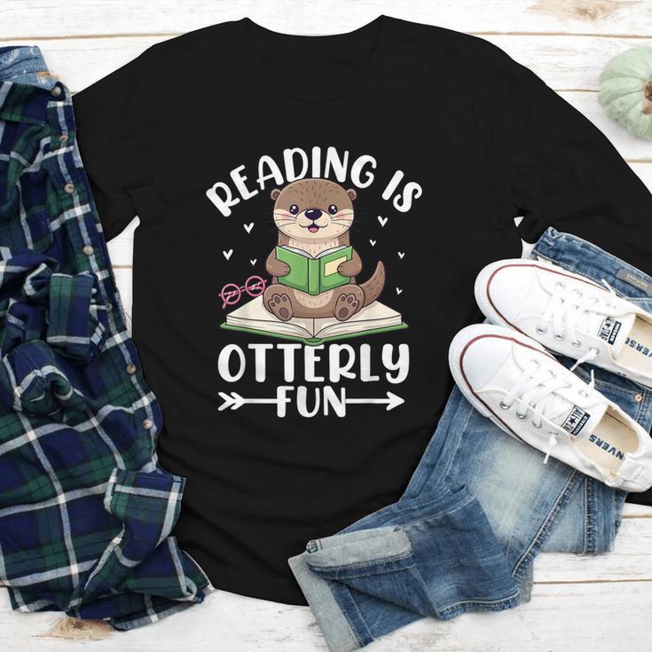 Cute Otter Reading Book Lover Sea Otters Animal Lover Youth Long Sleeve Tee Cute Otter Reading Book Lover Sea Otters Animal Lover Youth Long Sleeve Tee