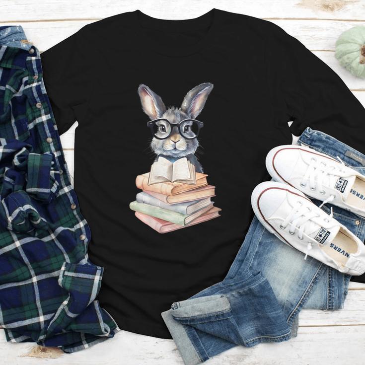 Cute Reading Bunny With Glasses Books Reader Book Bookworm Youth Long Sleeve Tee Cute Reading Bunny With Glasses Books Reader Book Bookworm Youth Long Sleeve Tee