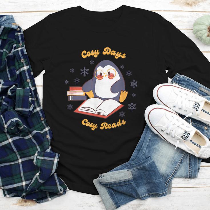 Cute Xmas Book Lover Penguin Reading Cosy Days Cosy Reads Youth Long Sleeve Tee Cute Xmas Book Lover Penguin Reading Cosy Days Cosy Reads Youth Long Sleeve Tee