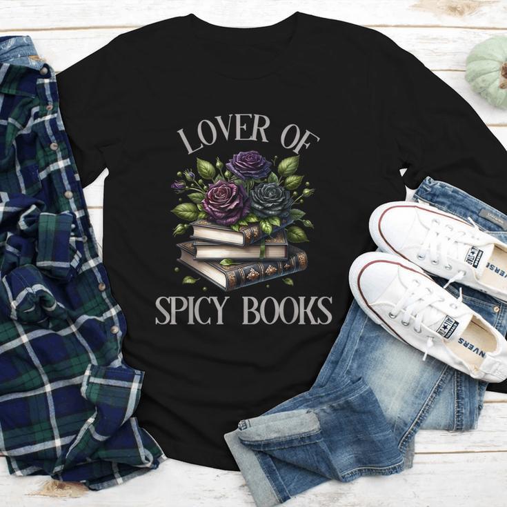 Dark Romance Book Lover Spicy Books Bookish Merch Morally Youth Long Sleeve Tee