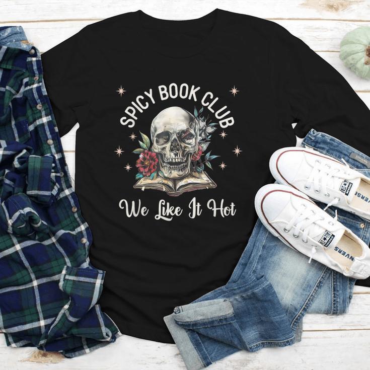 Dark Romance Lover Spicy Book Club Bookish Merch Morally Youth Long Sleeve Tee