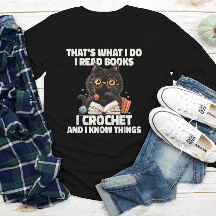 Das Ist Es Was Ich Tue Ich Lese Books Crochet And Youth Long Sleeve Tee