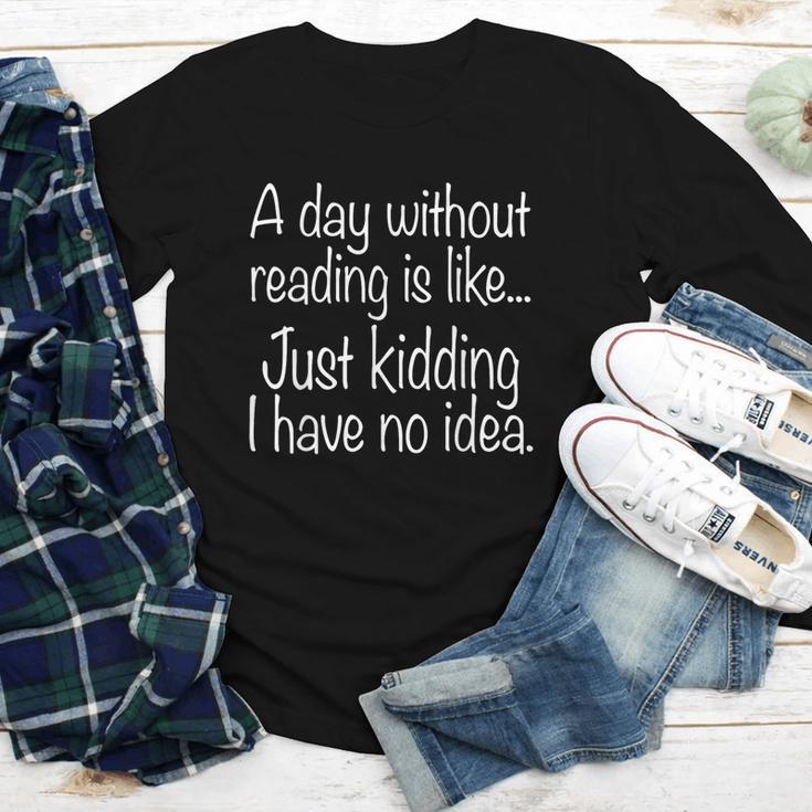 A Day Without Reading Is Like Book Readers Youth Long Sleeve Tee