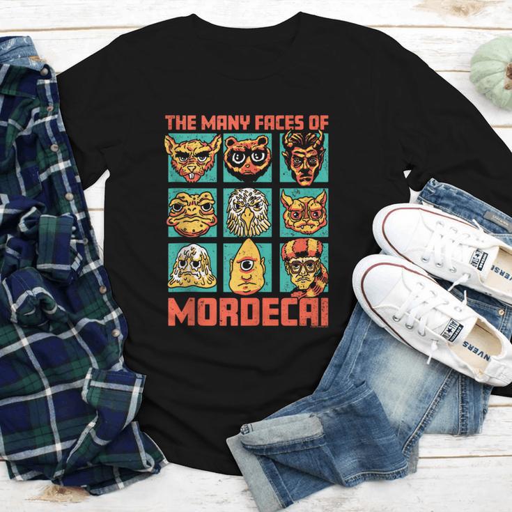 DCC Many Faces Of Mordecai Grid Gamer Series Book Youth Long Sleeve Tee