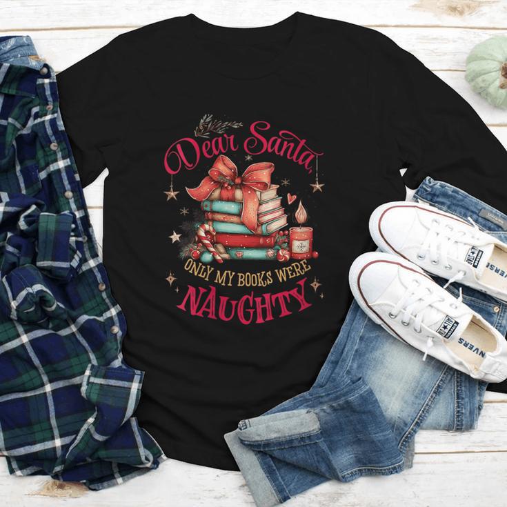 Dear Santa Only My Books Were Naughty Youth Long Sleeve Tee