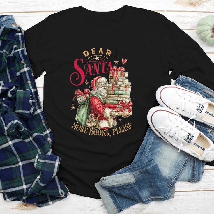 Dear Santa More Books Please Christmas Youth Long Sleeve Tee Dear Santa More Books Please Christmas Youth Long Sleeve Tee