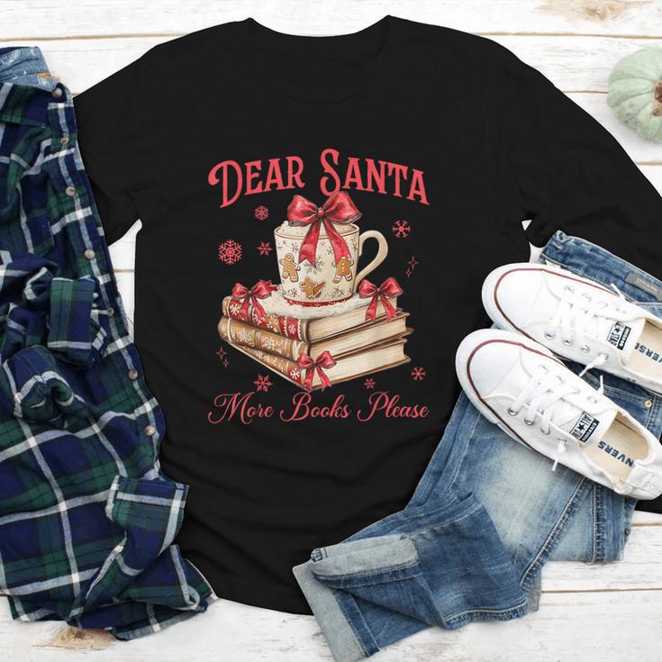 Dear Santa More Books Please Reading Book Lover Christmas Youth Long Sleeve Tee Dear Santa More Books Please Reading Book Lover Christmas Youth Long Sleeve Tee