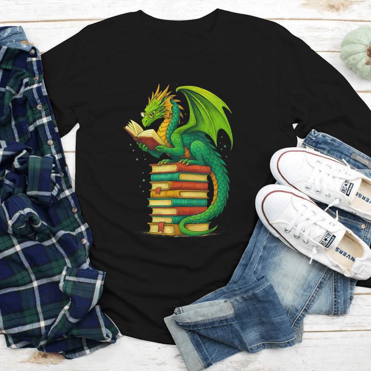 Dragon Reading Books Matching Bookworm Readers Librarian Youth Long Sleeve Tee Dragon Reading Books Matching Bookworm Readers Librarian Youth Long Sleeve Tee