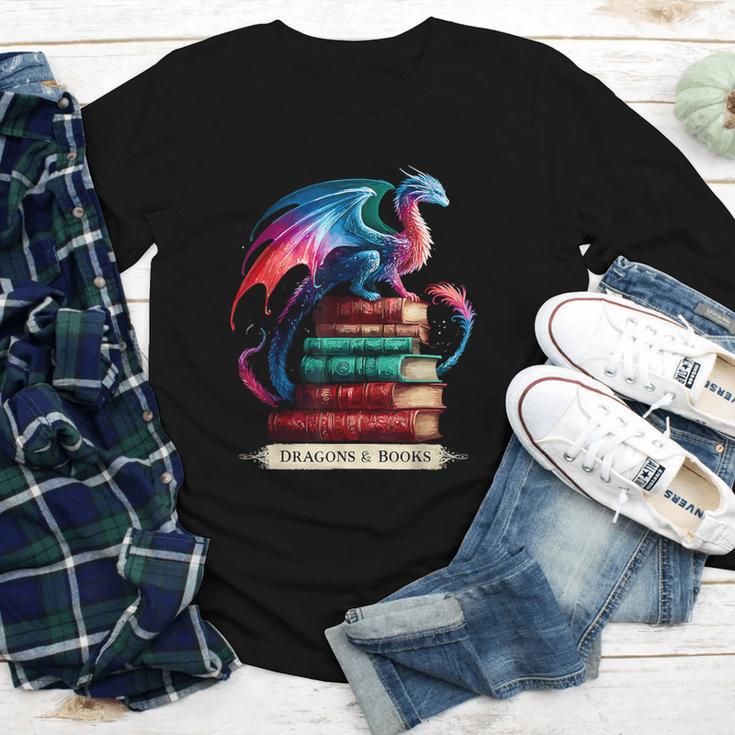 Dragons And Books Dragonworm Book Lover Reading Youth Long Sleeve Tee Dragons And Books Dragonworm Book Lover Reading Youth Long Sleeve Tee