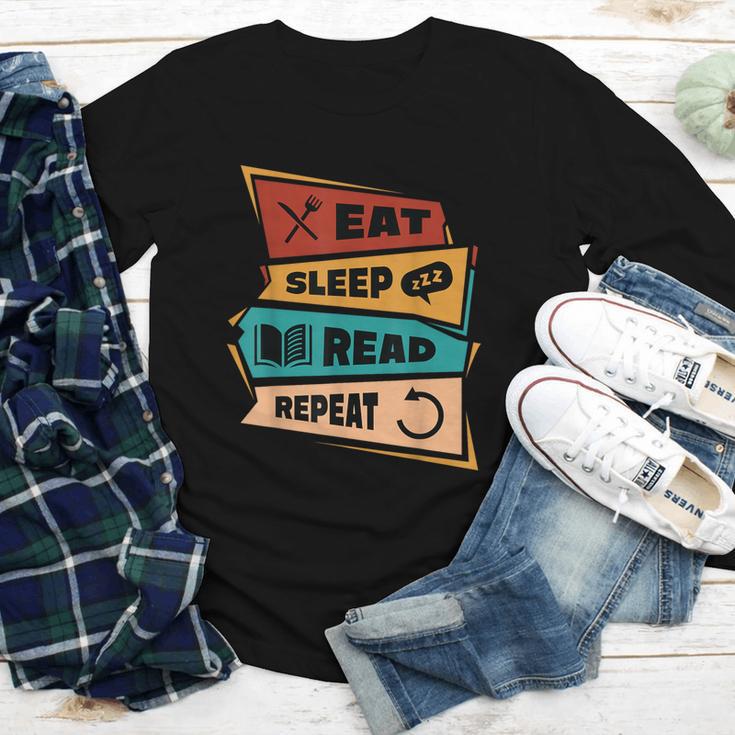 Eat Sleep Read Repeat Reading Books Reader Bookworm Youth Long Sleeve Tee Eat Sleep Read Repeat Reading Books Reader Bookworm Youth Long Sleeve Tee