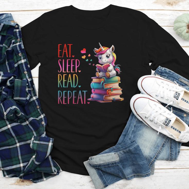 Eat Sleep Read Repeat Unicorn Read Book Reading Lovers Kids Youth Long Sleeve Tee Eat Sleep Read Repeat Unicorn Read Book Reading Lovers Kids Youth Long Sleeve Tee