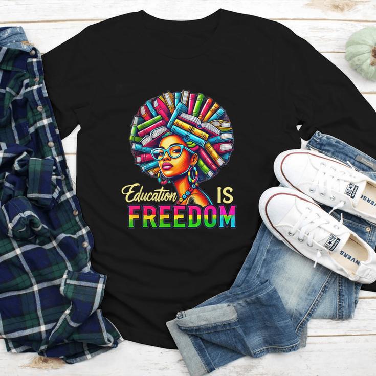 Education Freedom Teacher Books Black History Month Youth Long Sleeve Tee Education Freedom Teacher Books Black History Month Youth Long Sleeve Tee