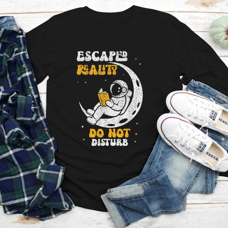 Escaped Reality Do Not Disturb Book Lover Youth Long Sleeve Tee