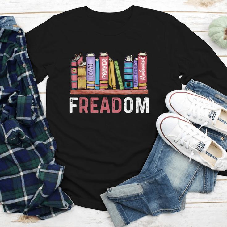Freadom Anti Ban Books Freedom To Read Book Lover Reading Youth Long Sleeve Tee