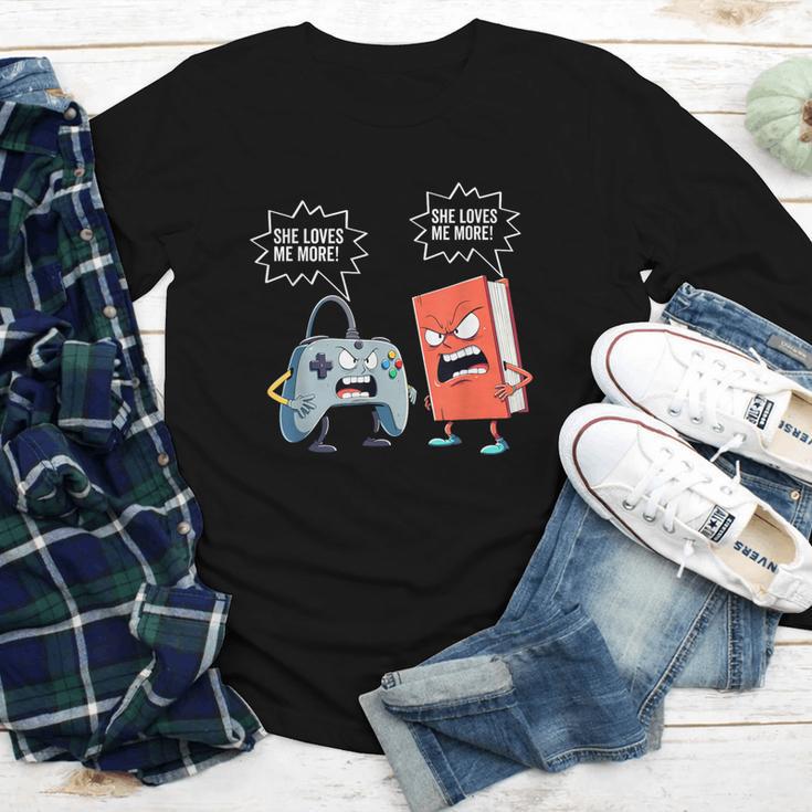 Gamer Book Lover Girl Women Bookworm Video Gaming Daughter Youth Long Sleeve Tee Gamer Book Lover Girl Women Bookworm Video Gaming Daughter Youth Long Sleeve Tee