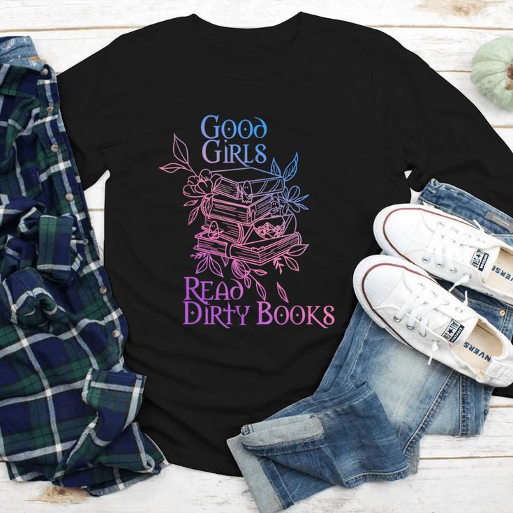 Good Girls Read Dirty Books Apparel Youth Long Sleeve Tee