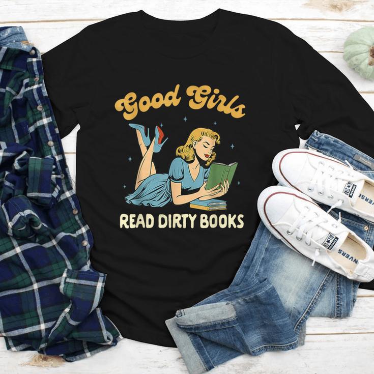 Good That Girls Read Dirty Books Smut Reader Book Romance Youth Long Sleeve Tee Good That Girls Read Dirty Books Smut Reader Book Romance Youth Long Sleeve Tee