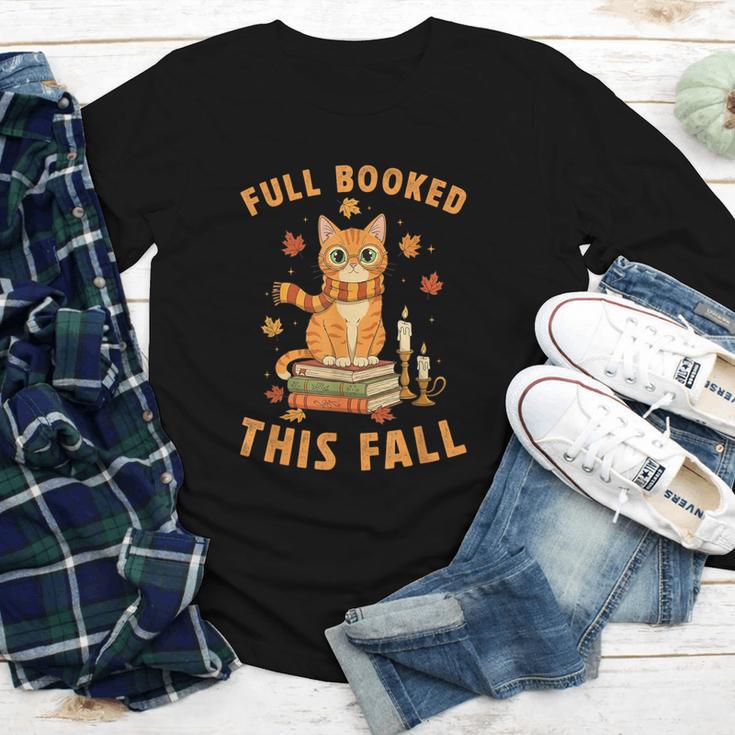 Halloween Fully Booked This Fall Book Ginger Cat Reading Youth Long Sleeve Tee Halloween Fully Booked This Fall Book Ginger Cat Reading Youth Long Sleeve Tee