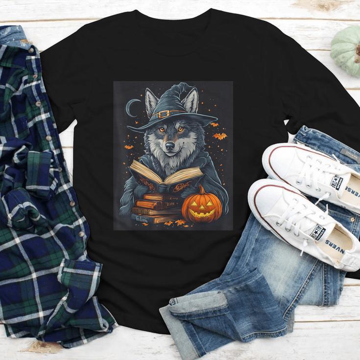 Halloween Girls Boys Cute Wolf Book Pumpkin Kids Halloween Youth Long Sleeve Tee Halloween Girls Boys Cute Wolf Book Pumpkin Kids Halloween Youth Long Sleeve Tee