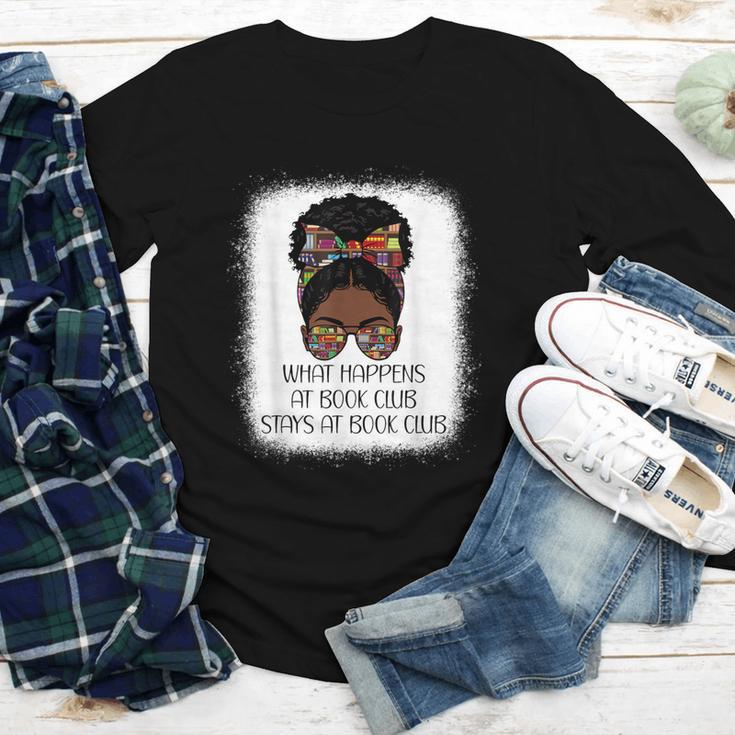 What Happens At Book Club Stays At Book Club Black Women Youth Long Sleeve Tee