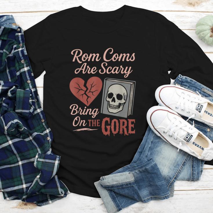 Horror Book Club Creepy Reader Gothic Fiction Thriller Fan Youth Long Sleeve Tee
