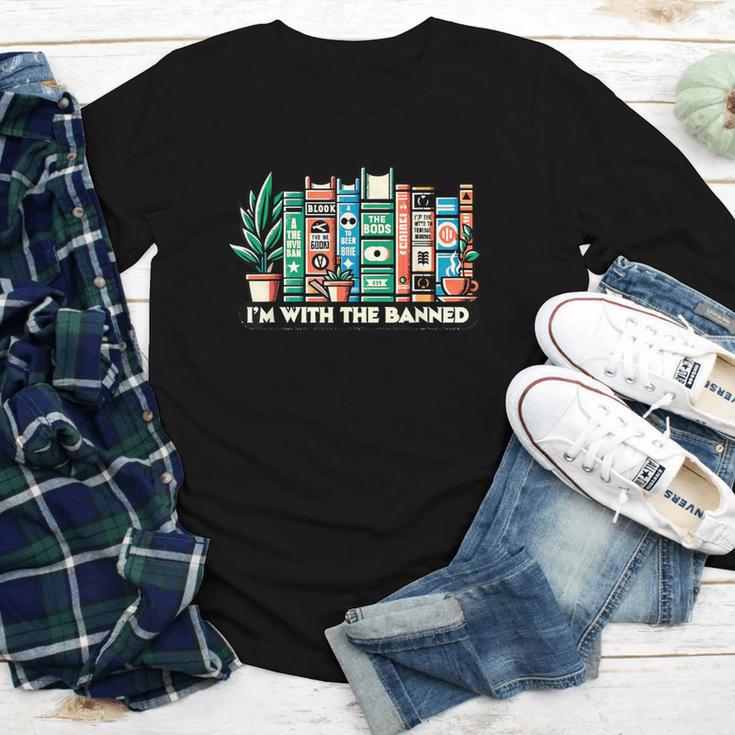 I'm With The Banned Books I Read Banned Books Lovers Youth Long Sleeve Tee