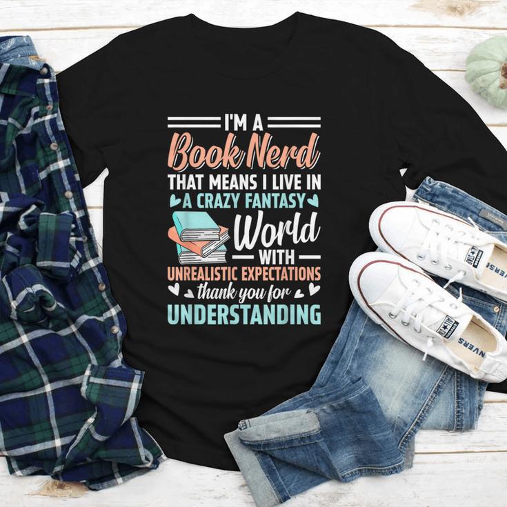 I'm a Book Nerd Bookworm Youth Long Sleeve Tee