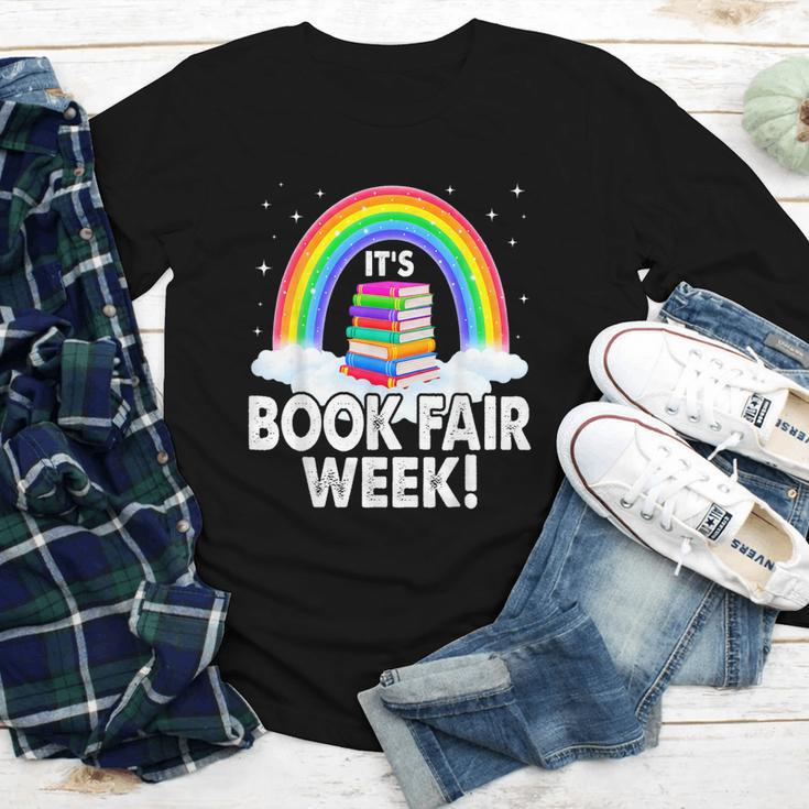 It's Book Fair Week Librarian Library Literacy Reading Youth Long Sleeve Tee It's Book Fair Week Librarian Library Literacy Reading Youth Long Sleeve Tee