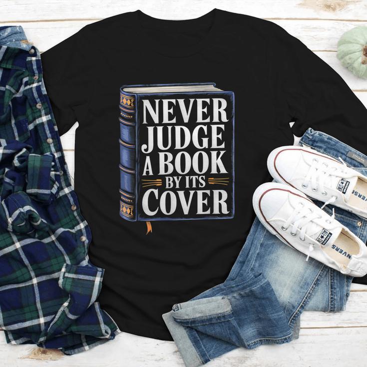 Never Judge a Book By Its Cover Youth Long Sleeve Tee