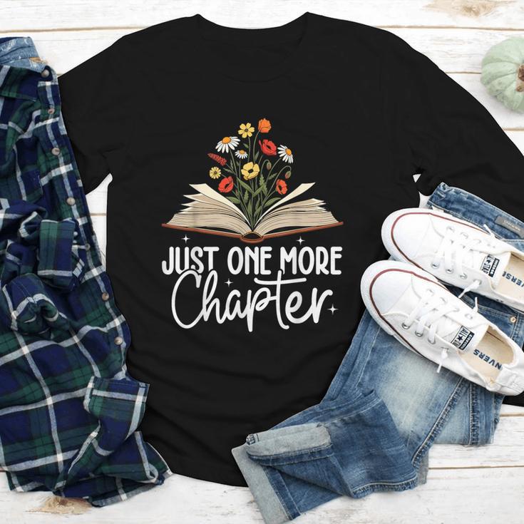 Just One More Chapter Floral Book Reading Girl Bookworm Youth Long Sleeve Tee Just One More Chapter Floral Book Reading Girl Bookworm Youth Long Sleeve Tee