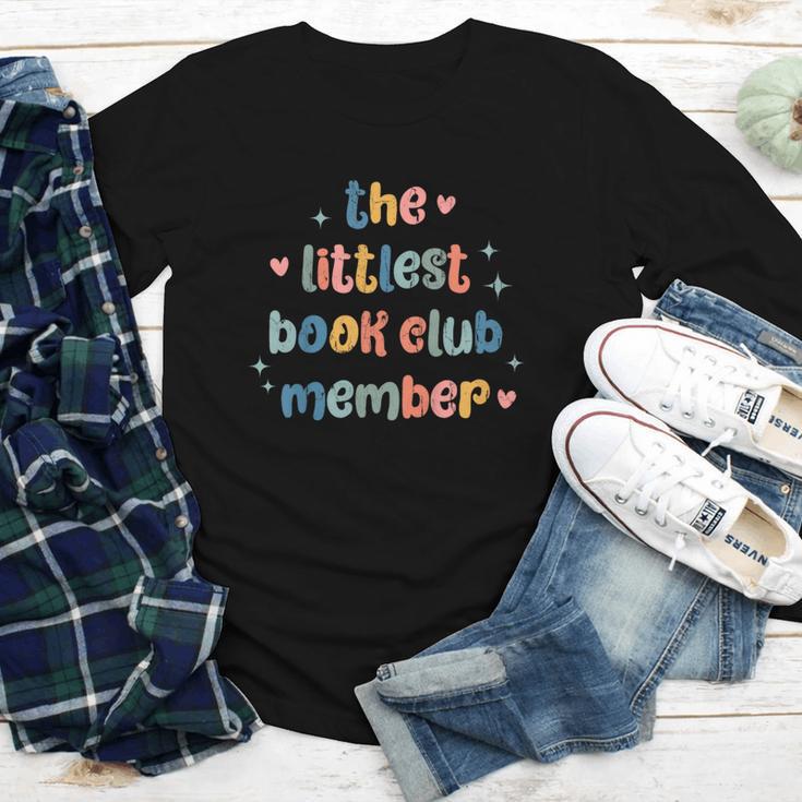 Kids The Littlest Book Club Member Book Lover Club Youth Long Sleeve Tee