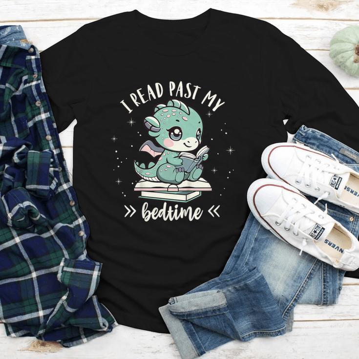 Kids I Read Past My Bedtime Cute Book Dragon Pajama Youth Long Sleeve Tee Kids I Read Past My Bedtime Cute Book Dragon Pajama Youth Long Sleeve Tee