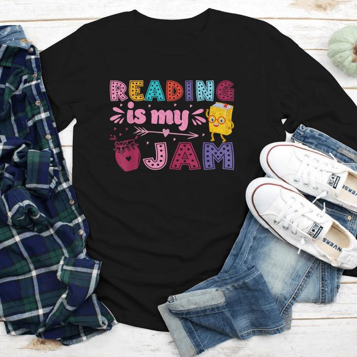 Kids Reading Book Lover Reading Is My Jam Youth Long Sleeve Tee Kids Reading Book Lover Reading Is My Jam Youth Long Sleeve Tee